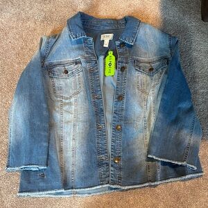 LOGO Blue Denim Jacket